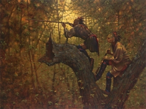 Indian Paintings | French & Indian War | Oil Painting | Doug Hall | Artist
