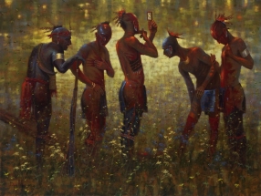 Indian Paintings | French & Indian War | Oil Painting | Doug Hall | Artist