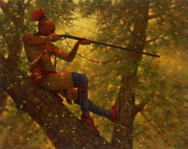 Indian Paintings | French & Indian War | Oil Painting | Doug Hall | Artist