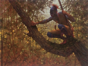 Indian Paintings | French & Indian War | Oil Painting | Doug Hall | Artist