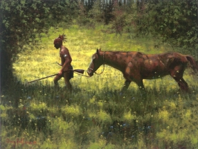 Indian Paintings | French & Indian War | Oil Painting | Doug Hall | Artist