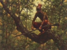 Indian Paintings | French & Indian War | Oil Painting | Doug Hall | Artist