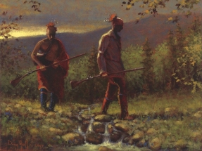 Indian Paintings | French & Indian War | Oil Painting | Doug Hall | Artist