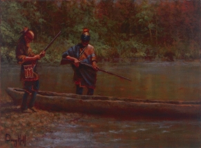 Indian Paintings | French & Indian War | Oil Painting | Doug Hall | Artist