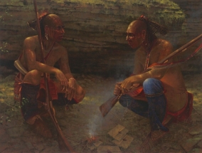 Indian Paintings | French & Indian War | Oil Painting | Doug Hall | Artist