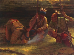Indian Paintings | French & Indian War | Oil Painting | Doug Hall | Artist