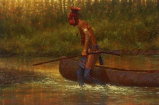 Indian Paintings | French & Indian War | Oil Painting | Doug Hall | Artist