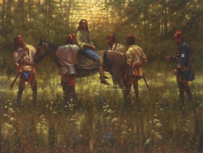 Indian Paintings | French & Indian War | Oil Painting | Doug Hall | Artist