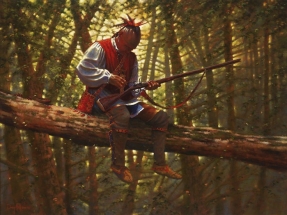 Indian Paintings | French & Indian War | Oil Painting | Doug Hall | Artist