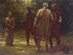 Indian Paintings | French & Indian War | Oil Painting | Doug Hall | Artist