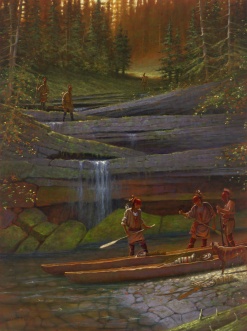 Portage on Indian Creek by Doug Hall | Giclées