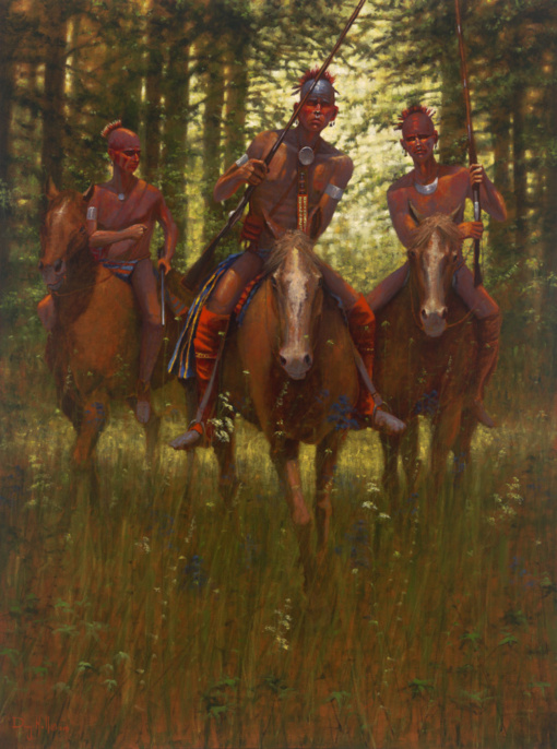 Eastern Shawnee War Party 052 48x36 Final 1