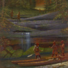 Portage on Indian Creek by Doug Hall 021 40x30