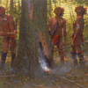 Smoking Out the Den Tree 014 36x48 Final 1