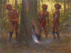 Smoking Out the Den Tree 014 36x48 Final 1