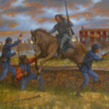 The First Battle of Newtonia by Doug Hall - 049 - 40x60