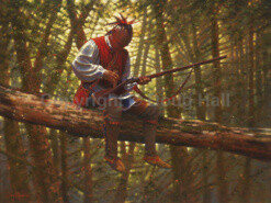 The Painted Rifle by Doug Hall 069 30x40