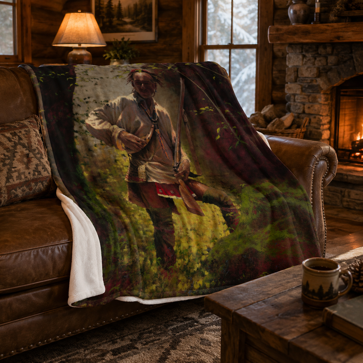 Battle Ready by Doug Hall 50x60 Blanket