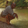 Woodland Ancestor by Doug Hall - 162 - 30x40 Oil on Canvas