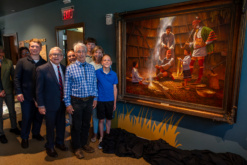 Sheltowee, Son of Blackfish by Doug Hall with Ohio Governor Mike DeWine