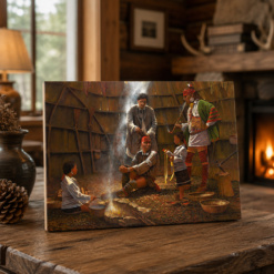Sheltowee, Son of Blackfish by Doug Hall - 182 Tile Square Room