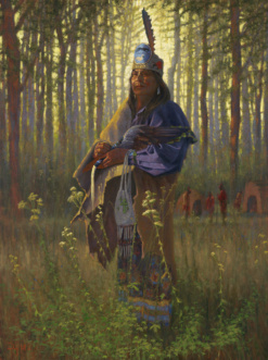 Chief Glenna Wallace by Doug Hall - 155 48x36