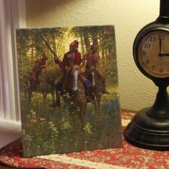 Indian Paintings | French & Indian War | Ceramic Tile | Doug Hall | Artist