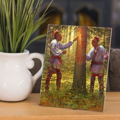 The Painted Tree - 8x10 Ceramic Tile
